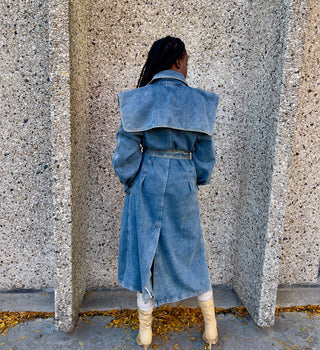 Denim Trench Coat